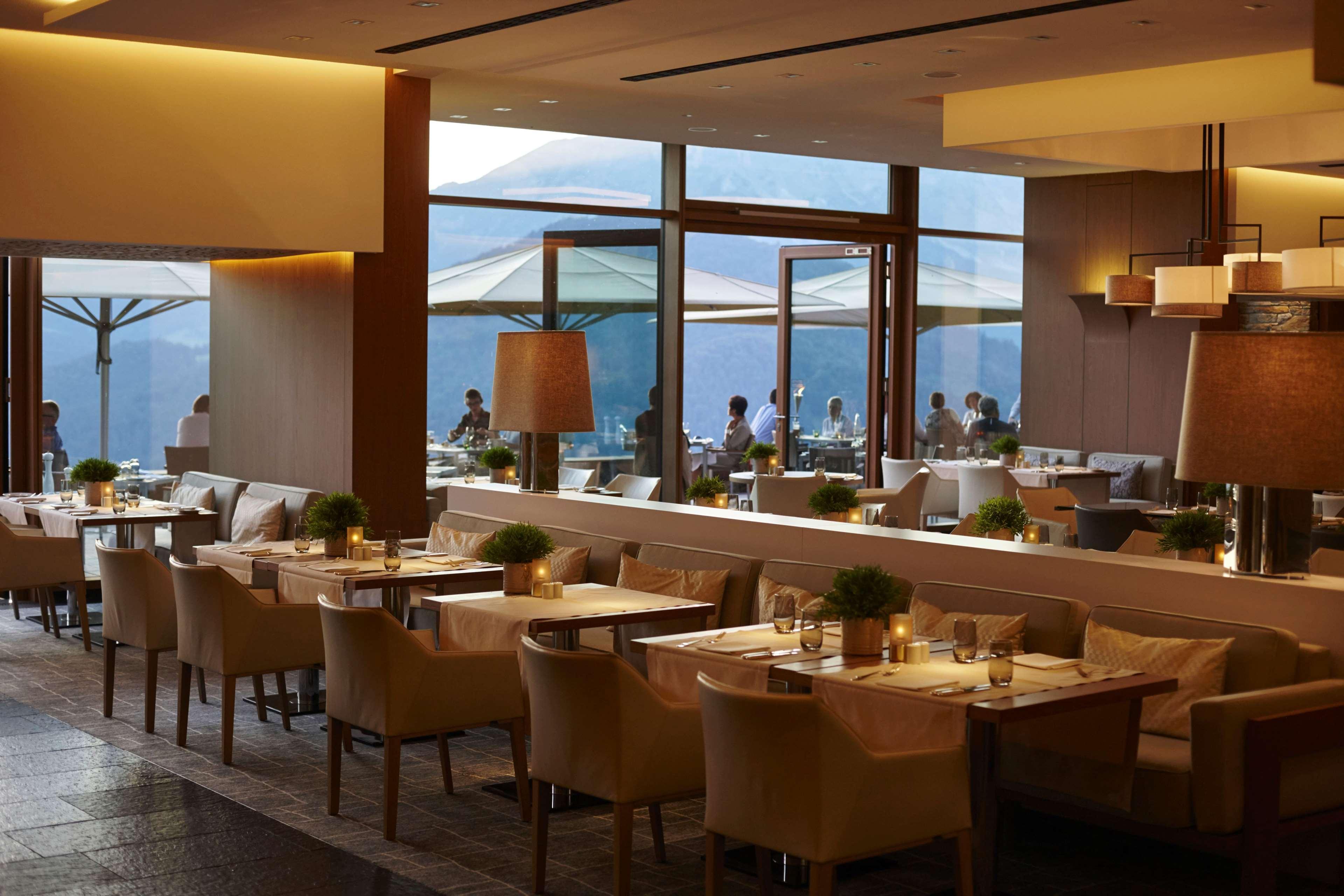 Kempinski Hotel Berchtesgaden Esterno foto The restaurant