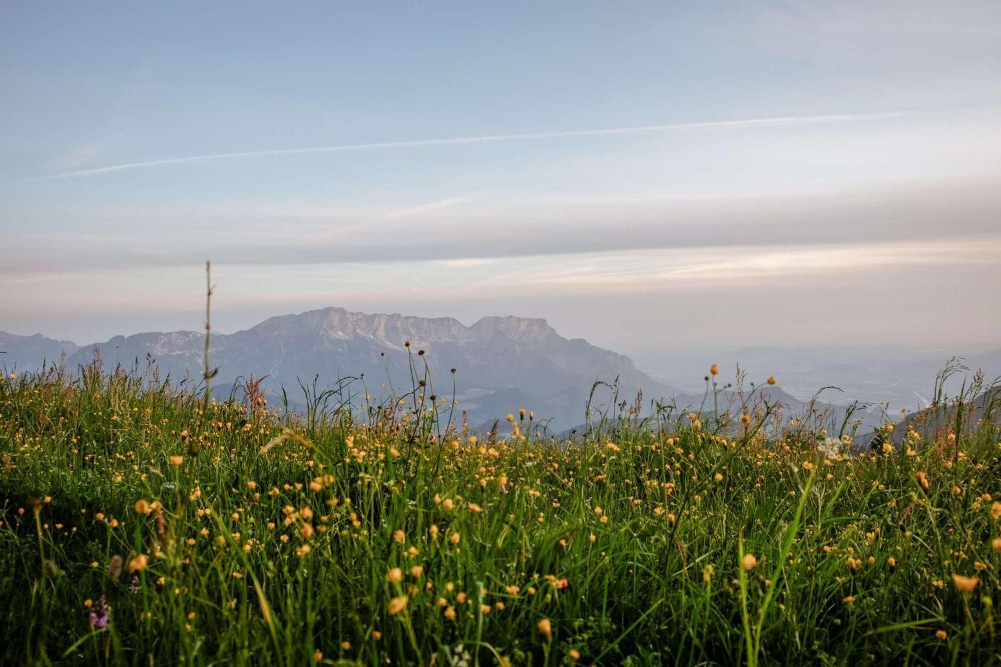 Kempinski Hotel Berchtesgaden Esterno foto View of the mountain range